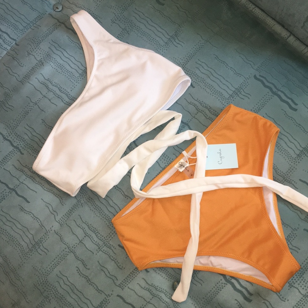 NEVER WORN bikini w/ tags and hygiene strip